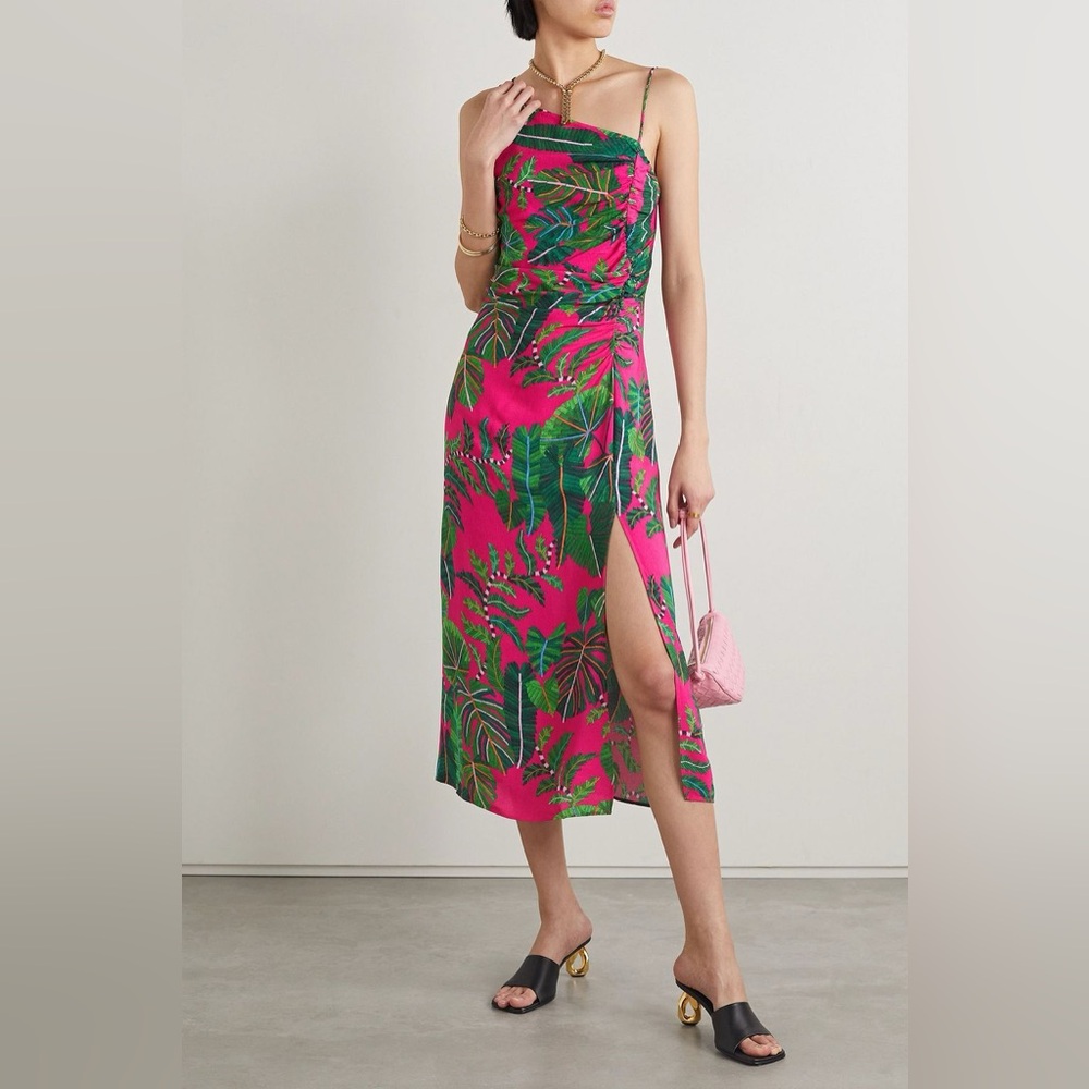 Farm Rio | Tropical Strappy Midi Dress
